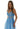 Tulle A-line prom dress with v-neckline and strappy, corset back.