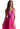 Tulle A-line prom dress with v-neckline and strappy, corset back.