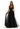 Tulle A-line prom dress with v-neckline and strappy, corset back.