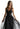 Tulle A-line prom dress with v-neckline and strappy, corset back.