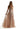 V-Neck Patterned Glitter A-Line Party Dress with Beaded Trim