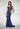 Form Fitting Special Occasion Gown with Beaded Embroidery on Crepe Morilee