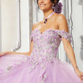 Princess Tulle Floral Quinceañera Dress