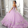 Princess Tulle Floral Quinceañera Dress