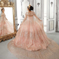 Patterned Glitter Cape Morilee