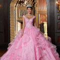 This Vizcaya Collection dress is available in purple, pink, and yellow.
