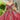 This Vizcaya Collection dress is available in pink, green, and red.