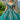 This Vizcaya Collection dress is available in pink, green, and red.