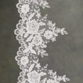 Veil Edged with Lace, Beaded with Sequins and Rhinestones Madeline Gardner