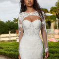 Frosted Lace Keyhole Jacket Madeline Gardner