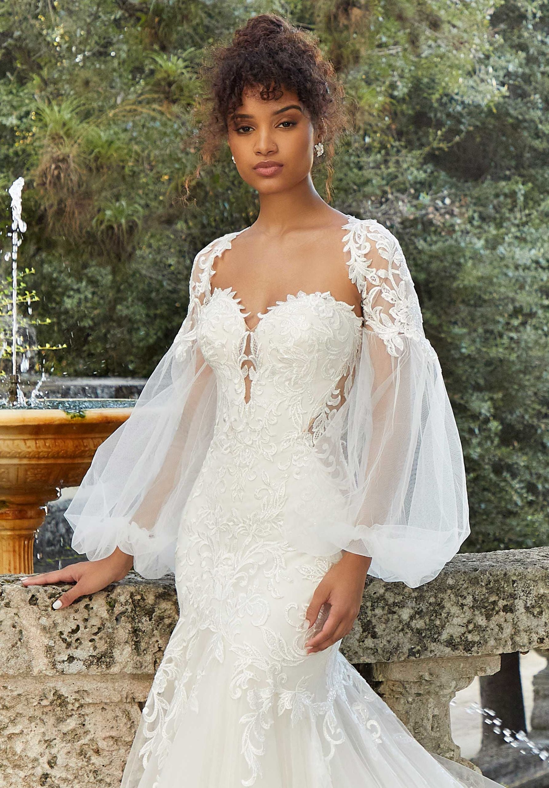Tie Back Bishop Sleeves Madeline Gardner