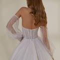 Pearl Beaded Bishop Long Sleeves Madeline Gardner