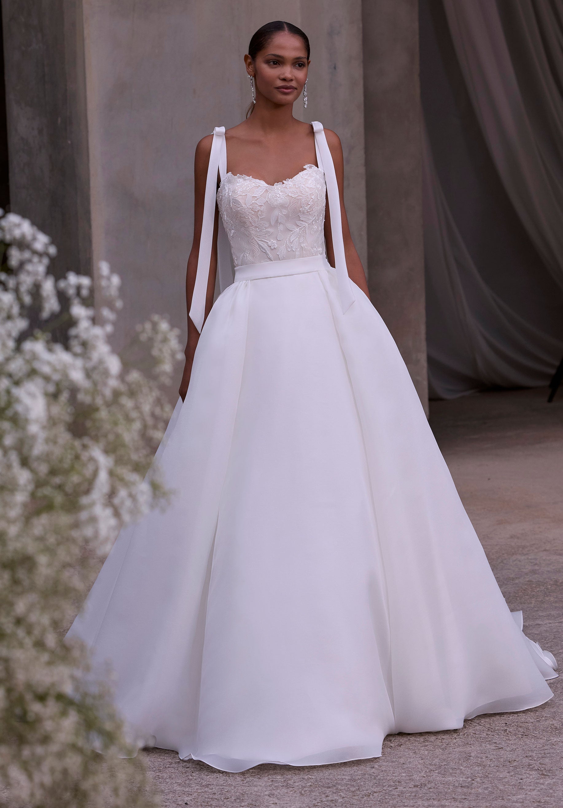 Organza Overskirt with Pockets Morilee