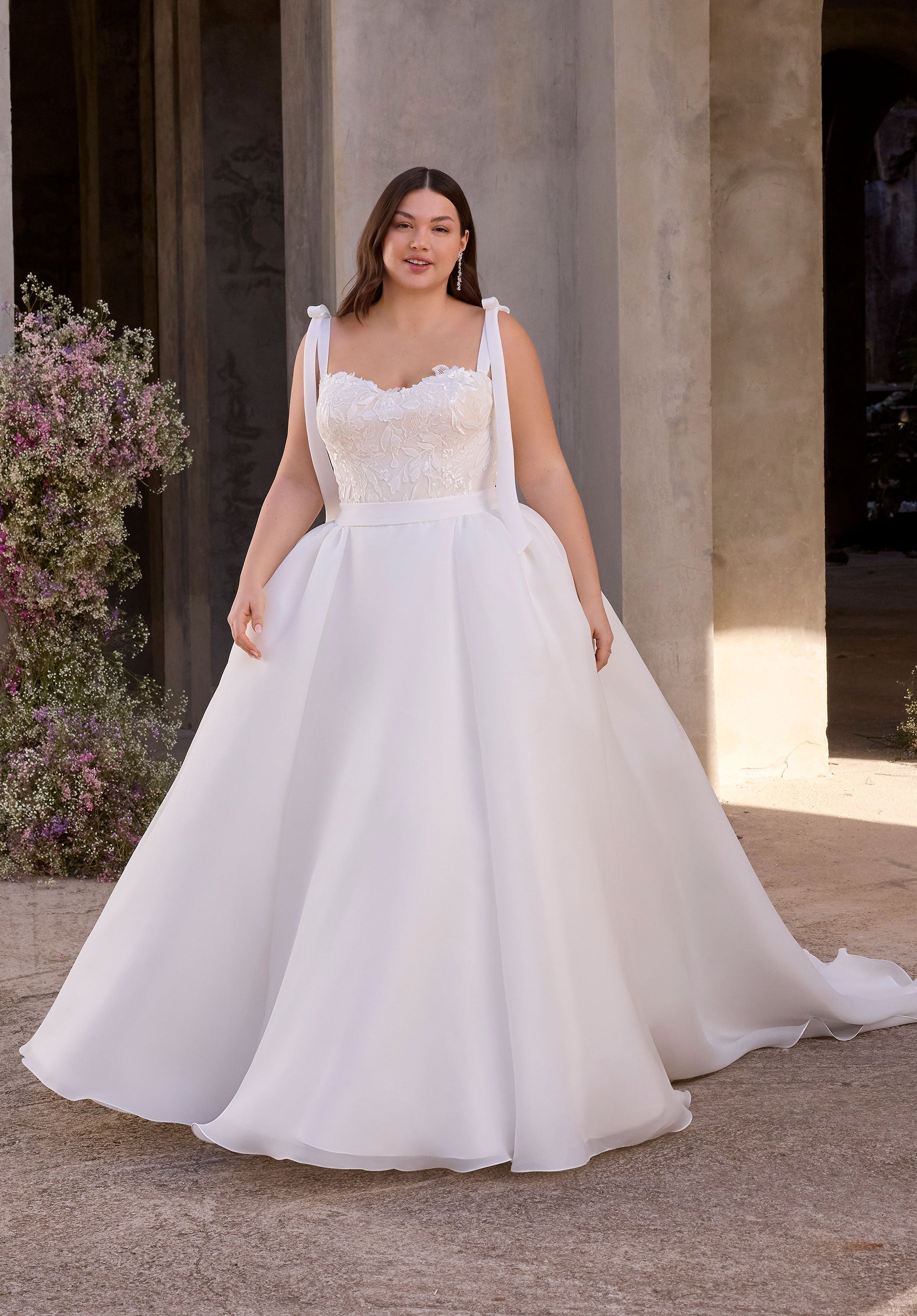 Organza Overskirt with Pockets Morilee