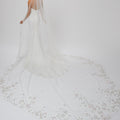 Frosted Embroidered Lace Veil Madeline Gardner