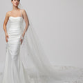 Frosted Embroidered Lace Veil Madeline Gardner
