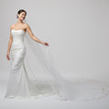 Frosted Floral Embroidered Veil Morilee