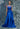 Illusion Embroidered Bodice and Cascading Ruffle Skirt Evening Gown