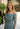 Pleated Off The Shoulder Stretch Crepe Evening Gown with Detachable Three-Quarter Sleeves