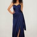 Wrap Skirt Silky Satin Bridesmaid Dress Madeline Gardner
