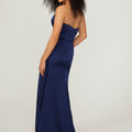 Wrap Skirt Silky Satin Bridesmaid Dress Madeline Gardner