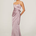 Wrap Skirt Silky Satin Bridesmaid Dress Madeline Gardner