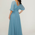 Chiffon Bridesmaid Dress with Ruched Waist Madeline Gardner