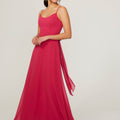 Scoop Neck Chiffon Bridesmaid Dress Madeline Gardner