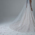Frosted Embroidery on Tulle Veil Madeline Gardner