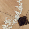 Frosted Embroidered Floral Lace Veil Madeline Gardner
