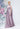 V-Neck Empire Waist Open Back Bridesmaid Dress with Neck Scarf