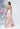 Strapless Draped Floral Printed Organza and Chiffon Bridesmaid Dress