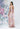 Strapless Floral Printed Chiffon Column Bridesmaid Dress with Scarf