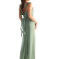 Luxe Satin Bridesmaid Dress with Ruffled Straps Morilee