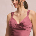 Draped Empire V-Neck Bridesmaid Dress Morilee