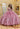 Sequined Patterned Glitter Net Quinceañera Dress with Organza Flounces Morilee