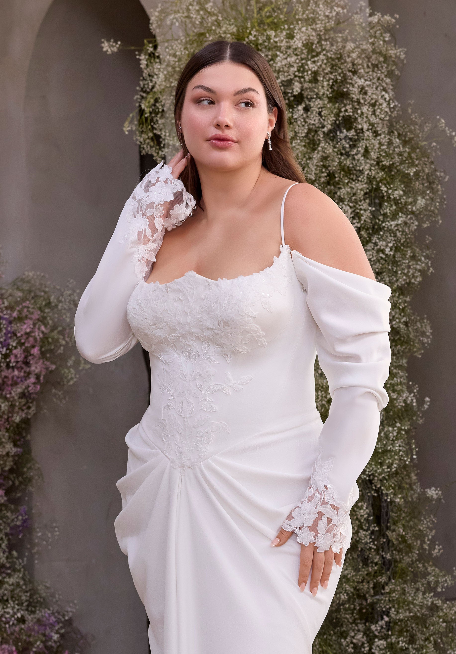 slouchy-long-sleeves-with-lace-cuff Morilee