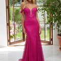 Sequin Net Corset Mermaid Prom Dress Morilee