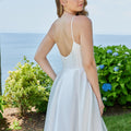 Mikado Ball Gown Prom Dress with Boning and Bows Morilee