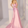 Strapless Mikado A-Line Party Dress Morilee