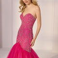 Strapless Sequin Beaded Mermaid Party Dress Morilee