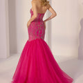 Strapless Sequin Beaded Mermaid Party Dress Morilee