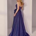 Draped Bodice Sparkle A-Line Party Dress Morilee