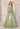 Twist Front Crystal Boned Foiled Tulle Party Dress