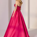 Hand Beaded Box Pleated Mikado Party Dress Morilee