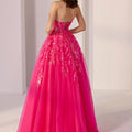 Sequin Beaded Corset Back Tulle A-Line Party Dress Morilee