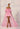 Flocked Printed Hearts Hi Low Party Dress