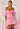 Flocked Printed Hearts Hi Low Party Dress