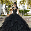 Flounced Sparkle Tulle Quinceañera Dress Morilee