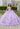 Crystal Beaded Contrasting Floral Embroidered Quinceañera Dress